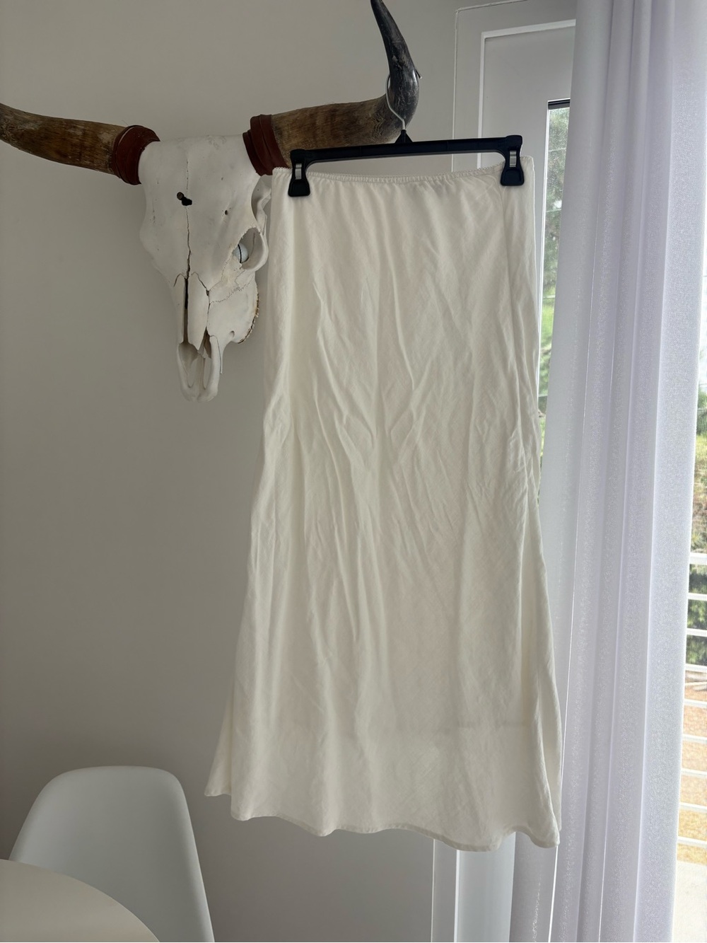 Princess Polly Cream Maxi Skirt with Smooth Drape